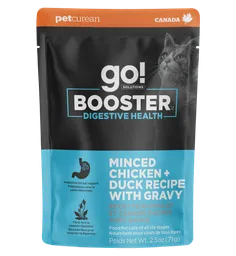 Booster Digestive Health Minced Chicken + Duck with Gravy