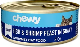 Flaked Fish & Shrimp Feast in Gravy