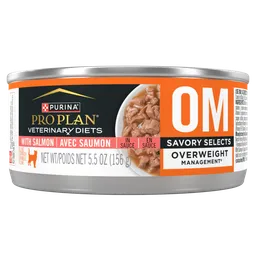 OM Savory Selects Overweight Management Feline Formula With Salmon In Sauce