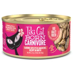 Born Carnivore Sardine Cutlets & Mackerel Recipe in Broth
