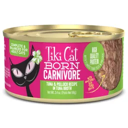 Born Carnivore Tuna & Pollock Recipe in Tuna Broth