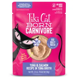 Born Carnivore Mousse: Tuna & Salmon Recipe in Tuna Broth