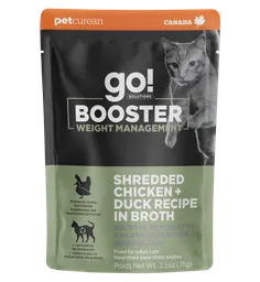 Booster Weight Management Shredded Chicken + Duck in Broth