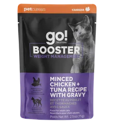 Booster Weight Management Minced Chicken + Tuna with Gravy