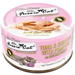 Tuna & Chicken with Pumpkin In Goat Milk Mousse Kitten Recipe
