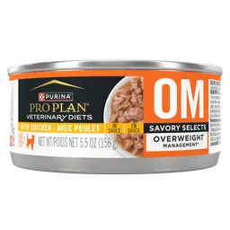 OM Savory Selects Overweight Management Feline Formula With Chicken In Sauce